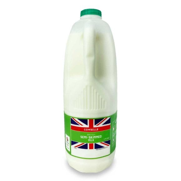 Tesco British Whole Milk 2.272L, 4 Pints - HelloSupermarket