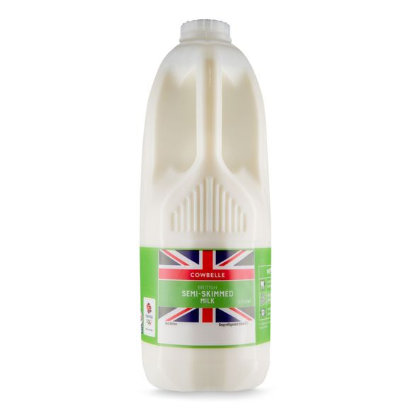 Cowbelle British Semi-skimmed Milk 1.7% Fat 6 Pints - HelloSupermarket