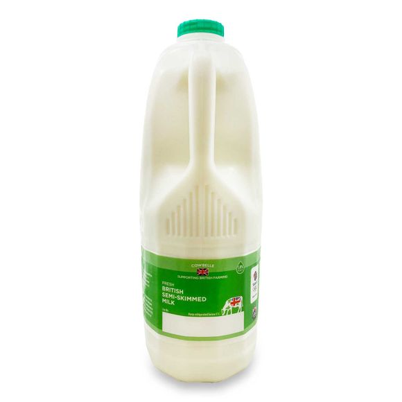 Cowbelle British Semi-skimmed Milk 6 Pints