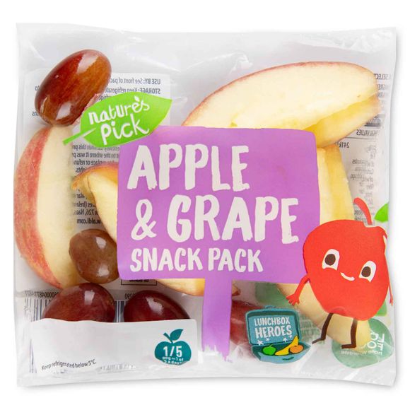 Nature's Pick Apple & Grape Snack Pack 80g