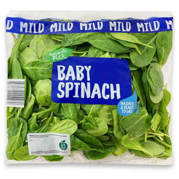 Nature's Pick Baby Spinach 240g