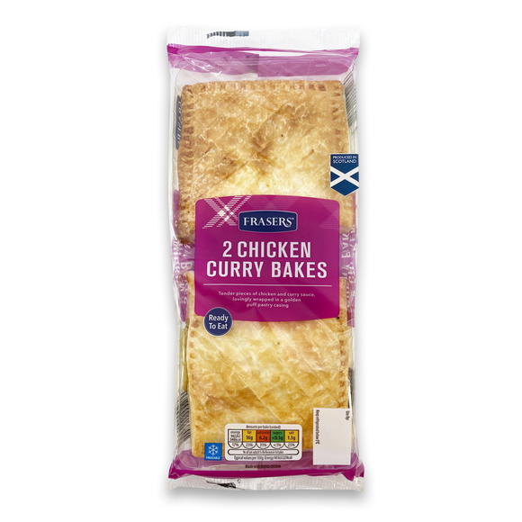 Frasers 2 Chicken Curry Bakes 150g