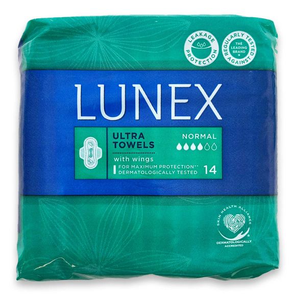 Lunex San Ultra Towel - Normal 14 Pack