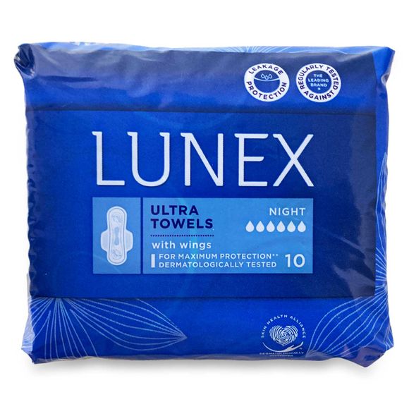 Lunex San Ultra Towels - Night 10 Pack