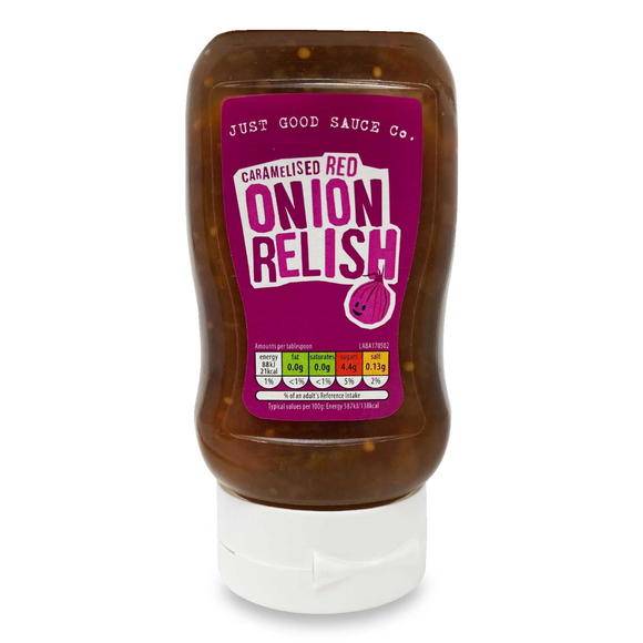 Just Good Sauce Co. Caramelised Red Onion Burger Relish 300g