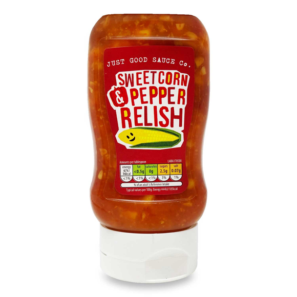 Just Good Sauce Co. Red Pepper & Sweetcorn Burger Relish 310g