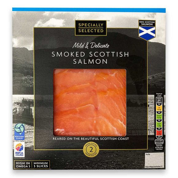 Specially Selected Oak Smoked Sliced Scottish Salmon 100g