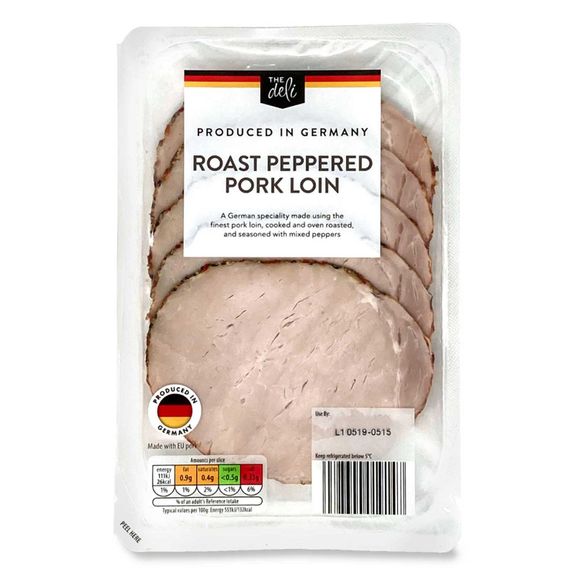 The Deli German Peppered Roast Pork Loin 100g