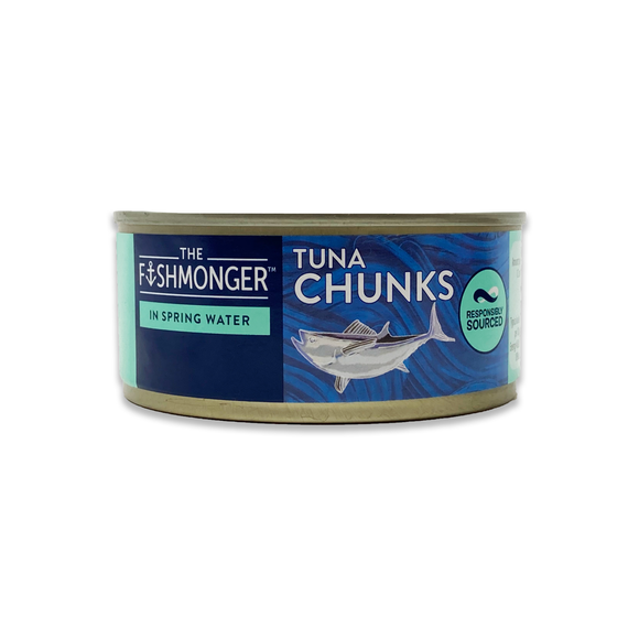 The Fishmonger Tuna Chunks In Spring Water 160g (112g Drained)