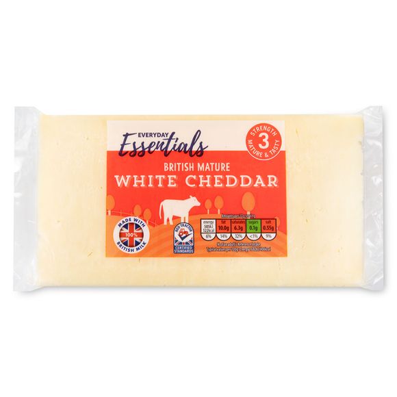 Everyday Essentials Mature White Cheddar 900g