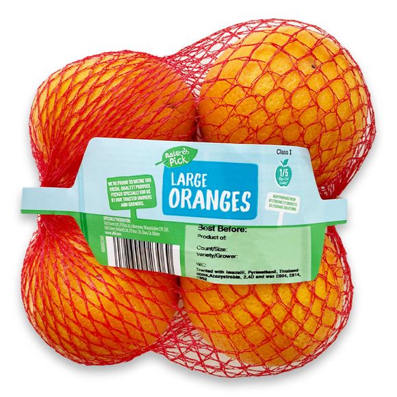 Nature's Pick Large Oranges 4 Pack