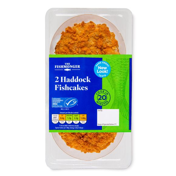 The Fishmonger Haddock Fishcakes 270g/2 Pack