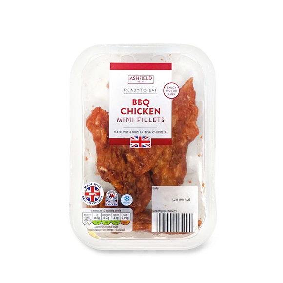 Ashfield Farm BBQ British Mini Chicken Fillets 170g