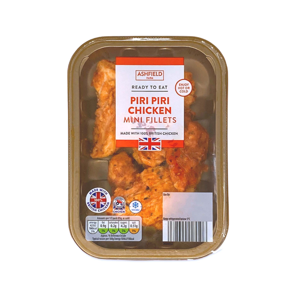 Ashfield Farm Piri Piri British Mini Chicken Fillets 170g