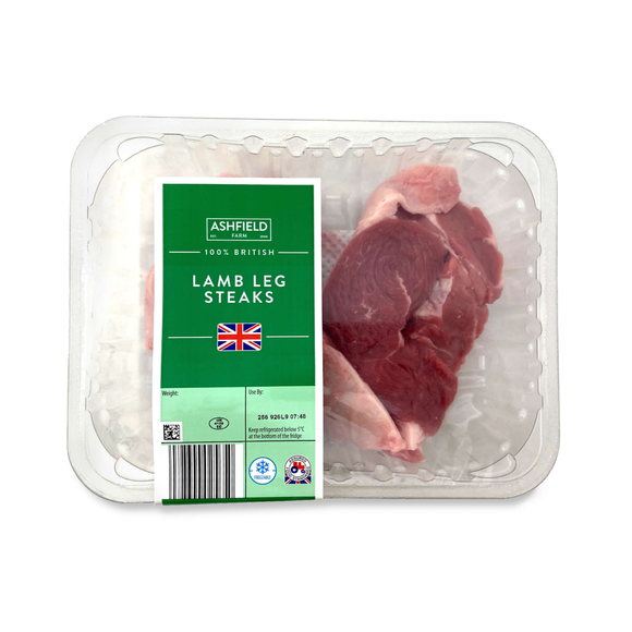 Ashfield Farm 100% British Lamb Leg Steaks 300g