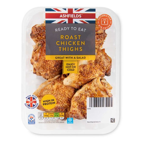 Ashfields Ready To Eat Roast Chicken Thighs 450g