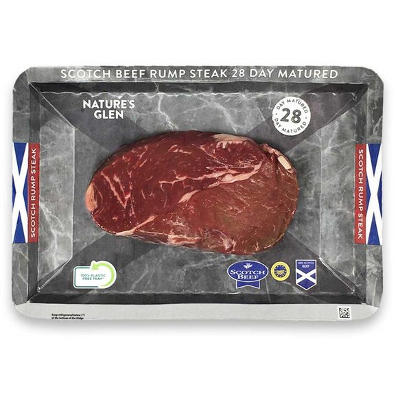 Nature's Glen Scotch Beef Rump Steak 28 Day Matured 255g