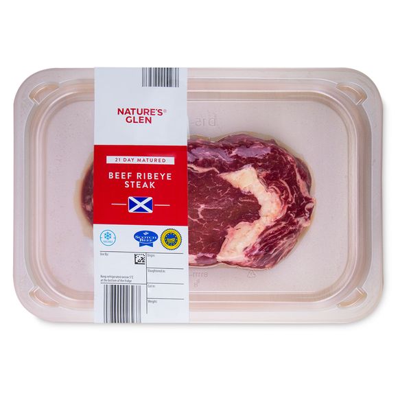 Nature's Glen 21 Day Matured Beef Ribeye Steak 195g