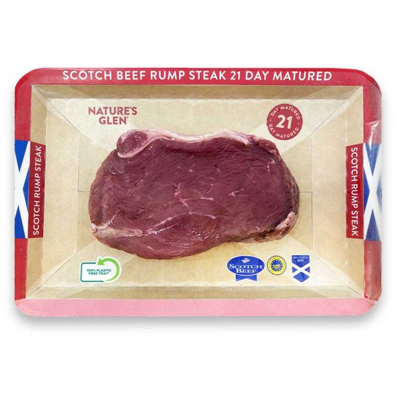 Nature's Glen Scotch Beef Rump Steak 21 Day Matured 232g