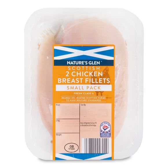 Nature's Glen Scottish Chicken Breast Fillets 300g