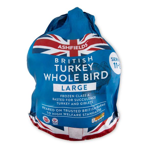 Ashfields Large British Turkey Whole Bird 5.4-7.2kg