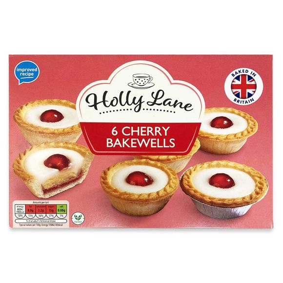 Holly Lane Cherry Bakewells 6 Pack