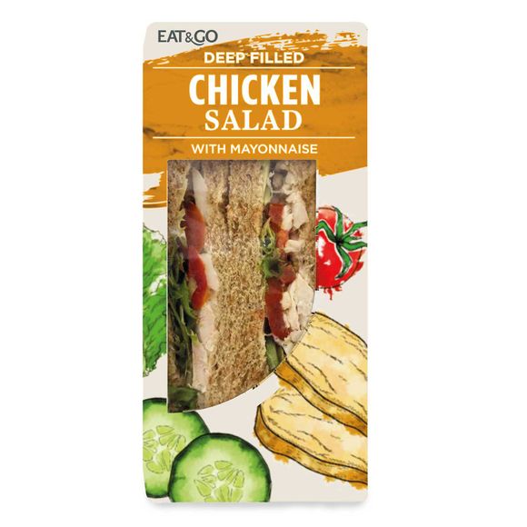 Eat & Go Chicken Salad Sandwich With Mayonnaise 200g