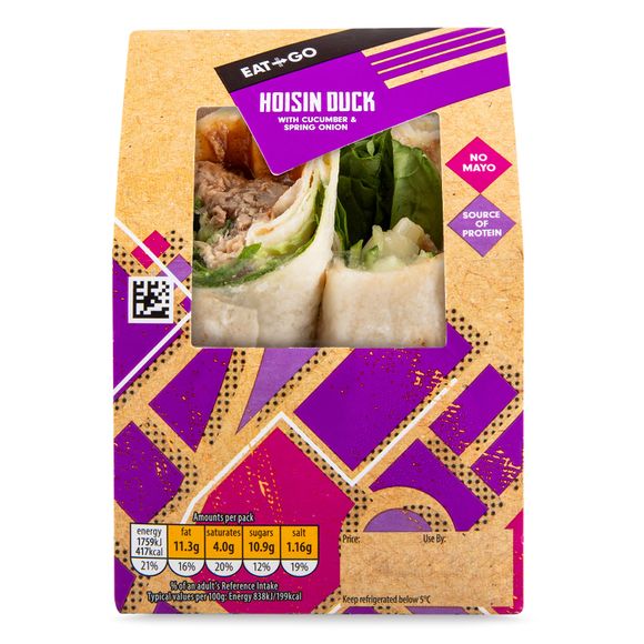 Eat & Go Hoisin Duck Wrap 210g