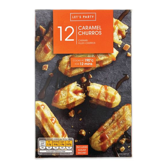 Let's Party Caramel Churros 210g/12 Pack