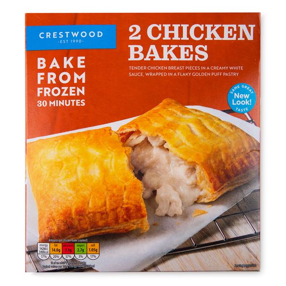 Crestwood Chicken Bakes 153g/2 Pack