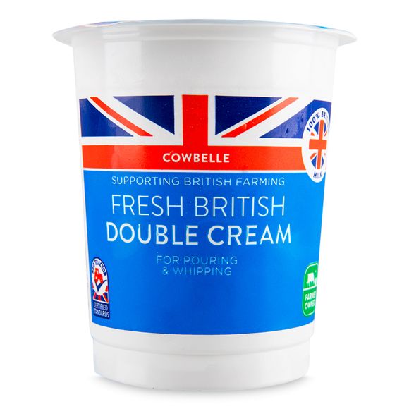 Cowbelle Fresh British Double Cream 300ml