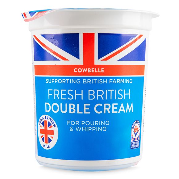 Cowbelle Fresh British Double Cream 300ml