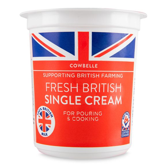 Cowbelle Fresh British Single Cream 300ml