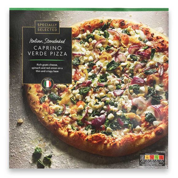 Specially Selected Italian Stone Baked Caprino Verde Pizza 387g