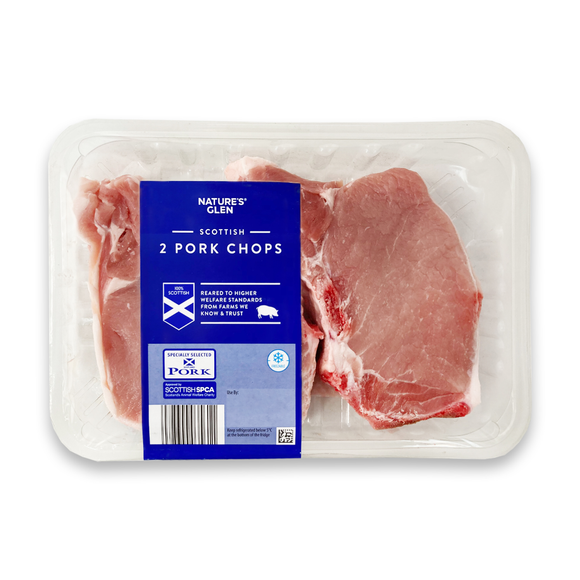 Nature's Glen Scottish Pork Chops 400g