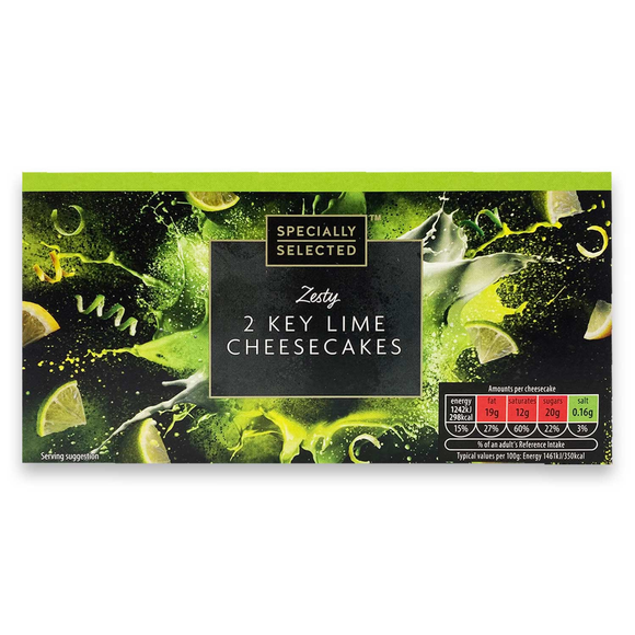 Specially Selected 2 Key Lime Cheesecakes 170g