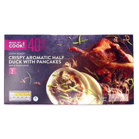 Ready Set Cook! Oven Ready Crispy Aromatic Half Duck With Pancakes 570g