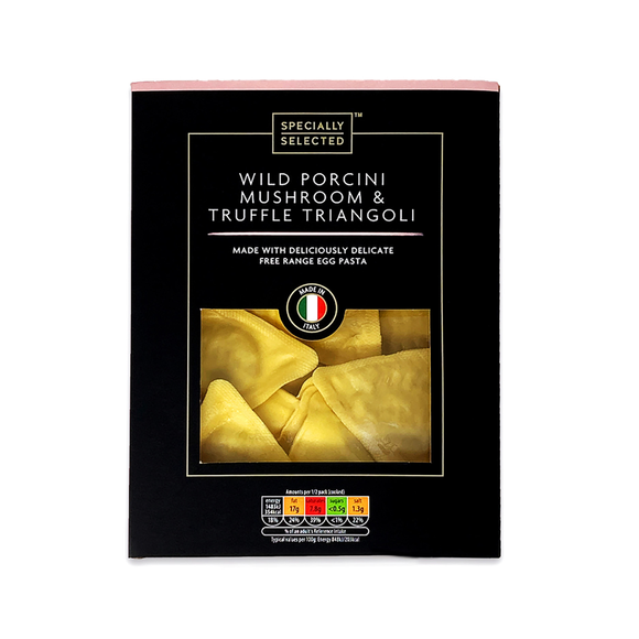 Specially Selected Wild Porcini Mushroom & Truffle Triangoli 250g