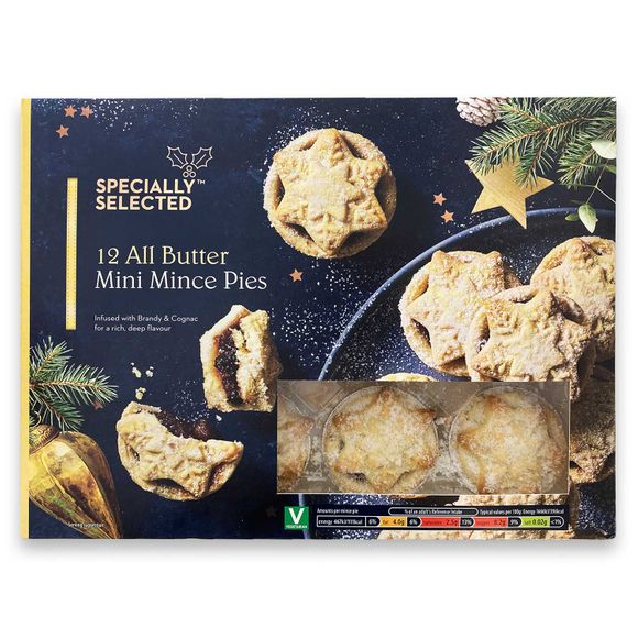 Specially Selected All Butter 12 Mini Mince Pies 329g