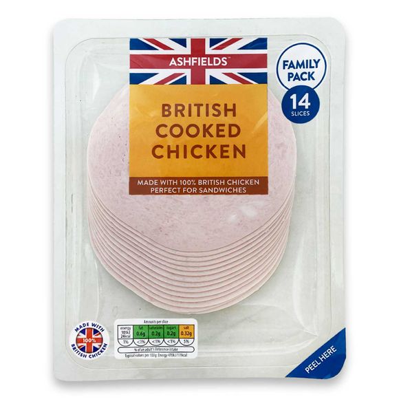 Ashfields British Cooked Chicken 300g