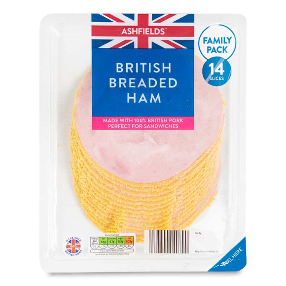 Ashfields British Breaded Ham 300g