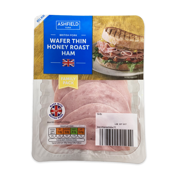 Ashfield Farm Wafer Thin Honey Roast Ham 400g