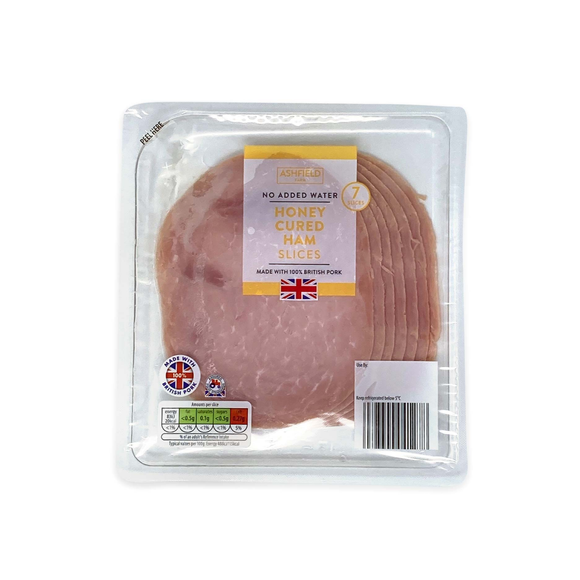 Ashfield Farm Honey Roast Ham Slices 120g