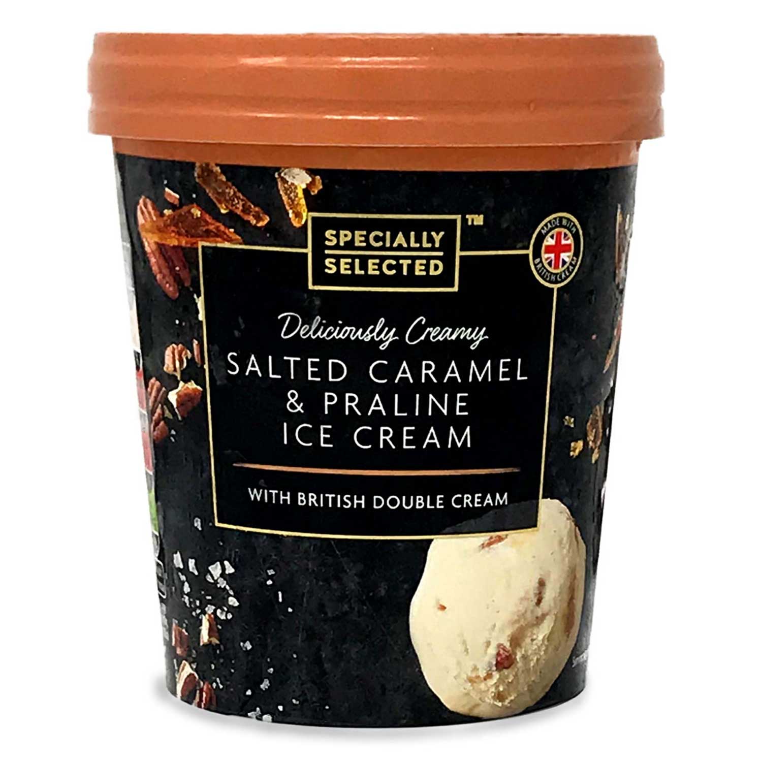 Specially Selected Deliciously Creamy Salted Caramel Ice Cream 480ml