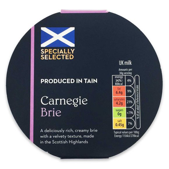 Specially Selected Carnegie Brie Cheese 250g