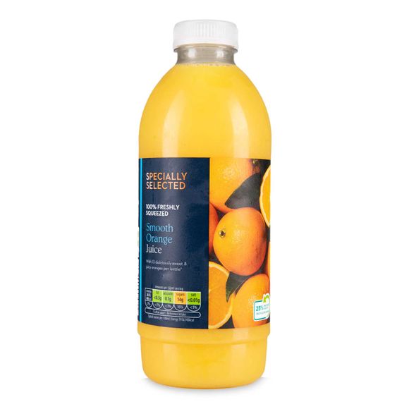 Specially Selected 100% Freshly Squeezed Smooth Orange Juice 1l