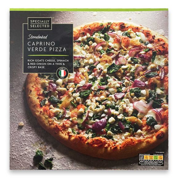 Specially Selected Italian Stone Baked Pizza Caprino Verde 420g