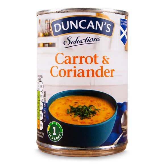 Duncan's Carrot & Coriander Soup 400g