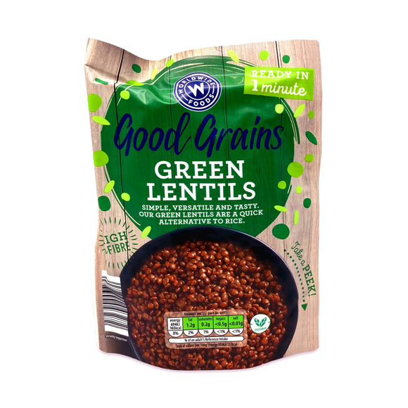 Worldwide Green Lentils 250g