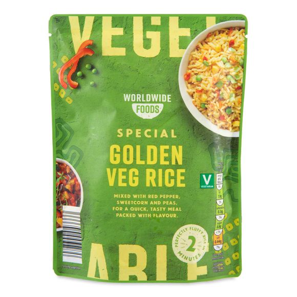 Worldwide Special Golden Vegetable Rice 250g